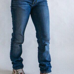 Wassibo Jeans Blue Sz 2R Mid-Rise Skinny
